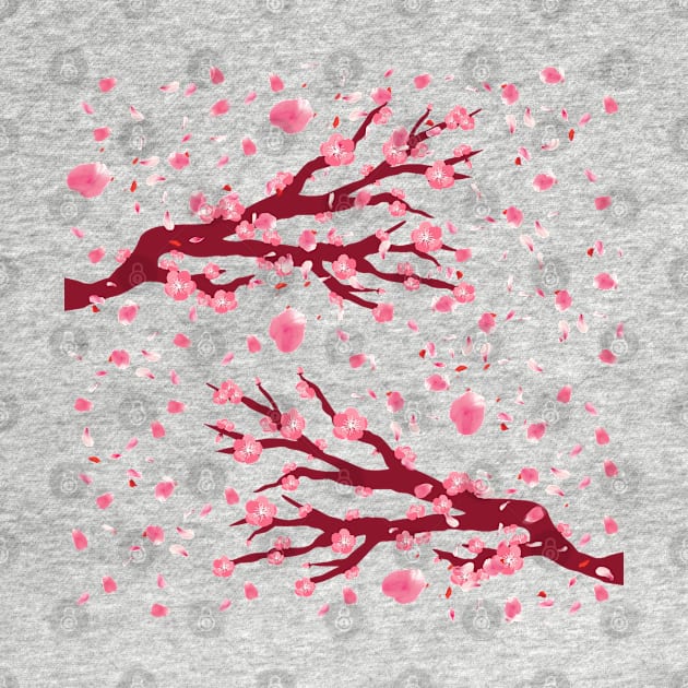 Cherry Blossoms in Bloom Digital Art by Glenn Landas Digital Art